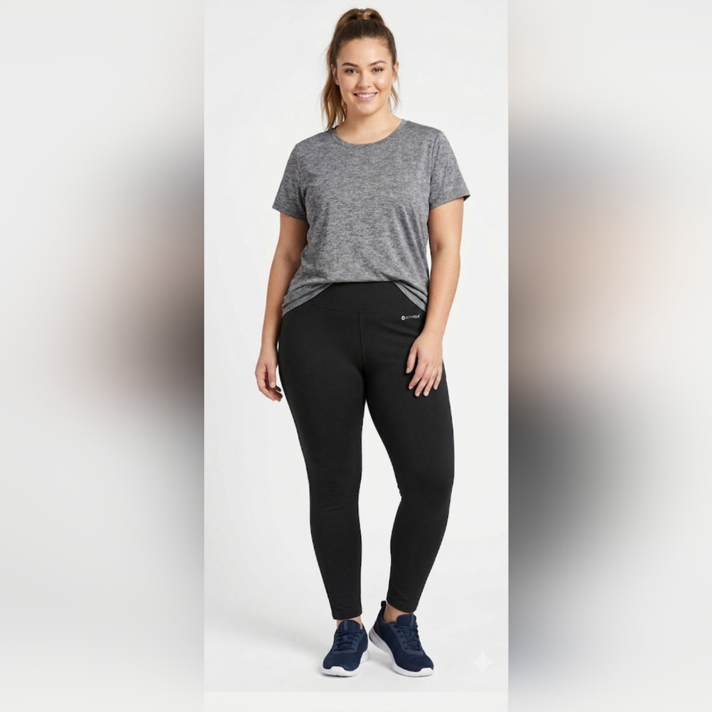 Penningtons Activezone Essentials Black Leggings - Size X (XL 14-16)